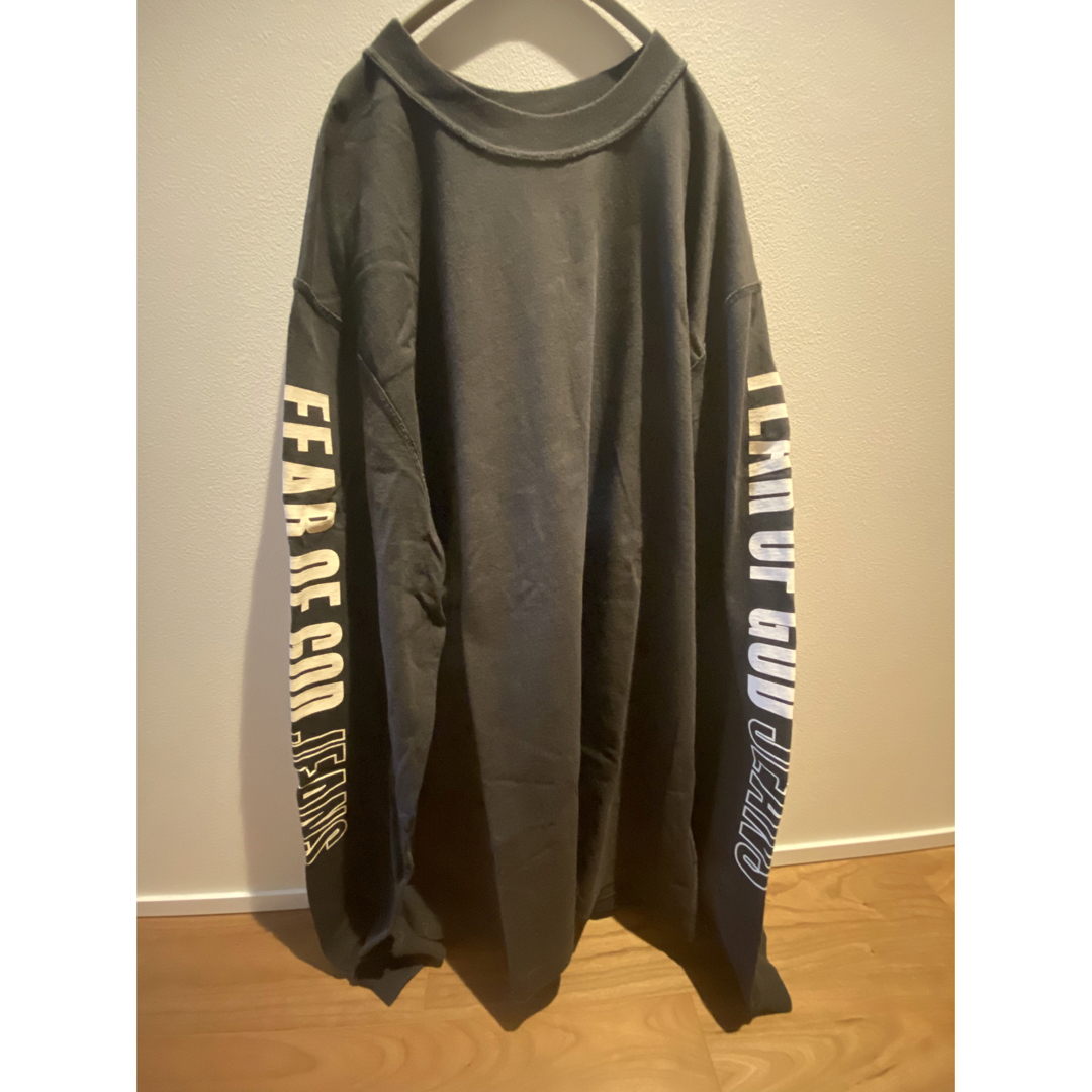 fear of  god ロンT   XL ブラック