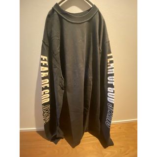 フィアオブゴッド(FEAR OF GOD)のfear of  god ロンT   XL ブラック(Tシャツ/カットソー(七分/長袖))