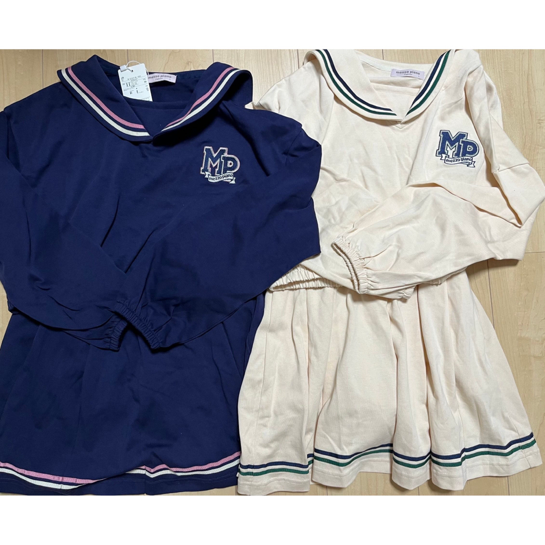 mezzo piano junior(メゾピアノジュニア)の新品美品メゾピアノ160セット キッズ/ベビー/マタニティのキッズ服女の子用(90cm~)(ワンピース)の商品写真