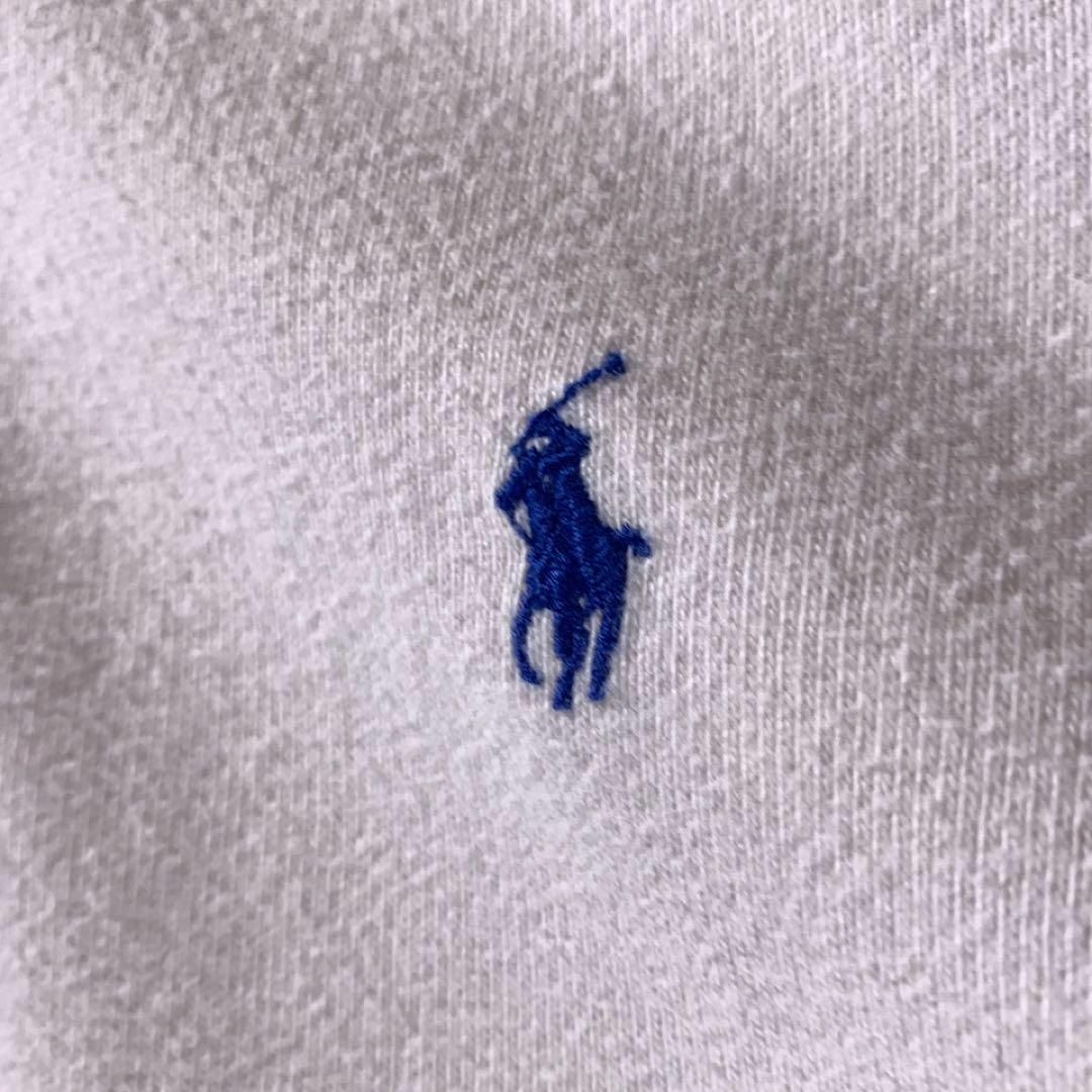 POLO RALPH LAUREN - 90s 古着 ラルフローレン ハーフジップ 太