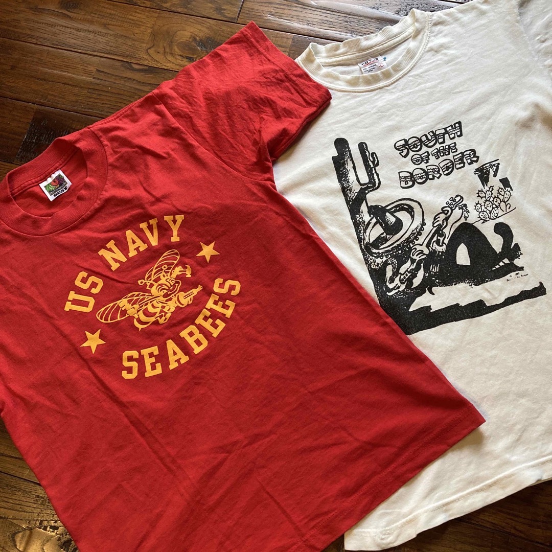 3枚セット USA製 フルーツオブザルーム＆アンビル 半袖プリントTシャツ