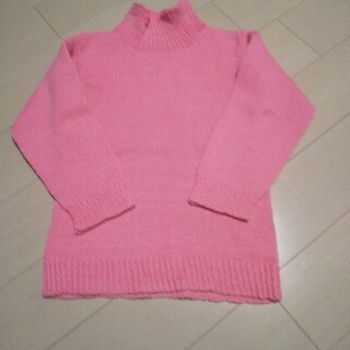 手編み女児セーター(ニット)