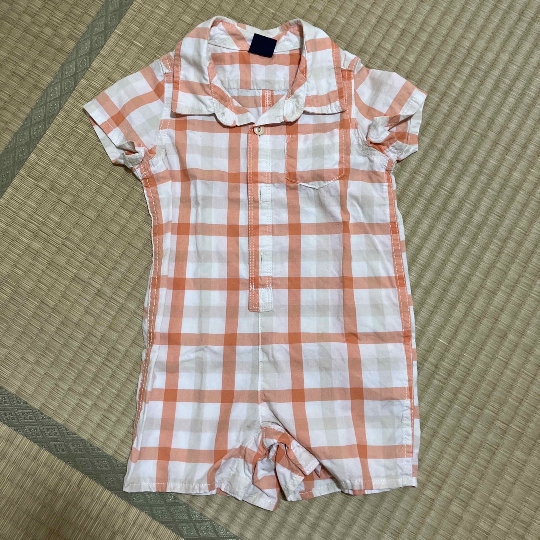 babyGAP(ベビーギャップ)のロンパース　3枚セット　カバーオール キッズ/ベビー/マタニティのベビー服(~85cm)(カバーオール)の商品写真