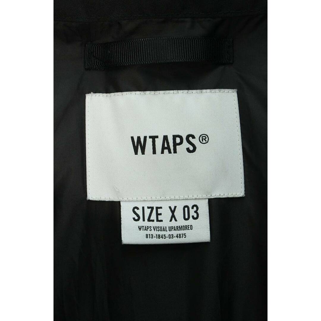 W)taps(ダブルタップス)のダブルタップス  POLY.TAFFETA.WTVUA フロント刺繍ダウンジャケット  メンズ 3 メンズのジャケット/アウター(ダウンジャケット)の商品写真