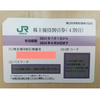 JR東日本株主優待割引券(1枚)+株主サービス券(1冊)(その他)