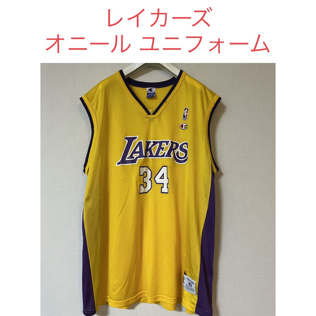 NBA champion バッケットボール　ジャージ　オニール　90s