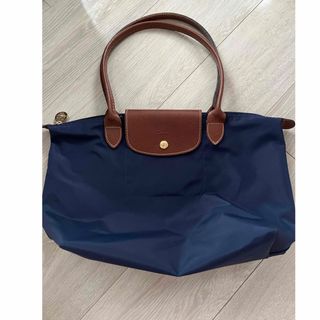 ロンシャン(LONGCHAMP)のロンシャン　ルプリアージュ　ネイビー　Sショルダーバッグ　A4入ります(トートバッグ)