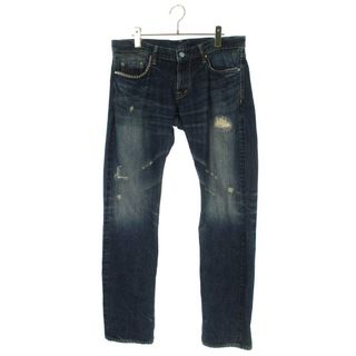 ヒステリックグラマー(HYSTERIC GLAMOUR)のヒステリックグラマー  0204AP10 REAL WRINKLE CLASH加工スタッズデニムパンツ メンズ 34インチ(デニム/ジーンズ)