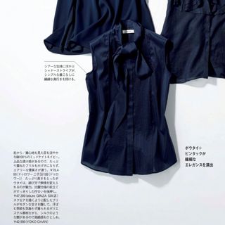 ebure - 新品ebureエブール完売シアーストライプボウタイブラウスの