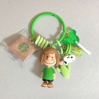 スヌーピー(SNOOPY)のじゃらじゃらキーホルダー💚ペパーミントパティ(キーホルダー/ストラップ)