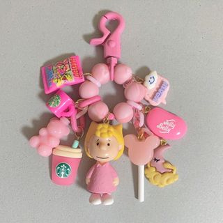 スヌーピー(SNOOPY)の限定セール💖じゃらじゃらキーホルダー💖女の子(キーホルダー/ストラップ)