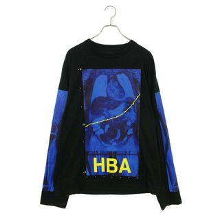 フードバイエアー(HOOD BY AIR.)のフードバイエアー  EX21T13 グラフィックプリント長袖カットソー  メンズ M ※12/28～1/6 発送・問い合わせ遅延(Tシャツ/カットソー(七分/長袖))