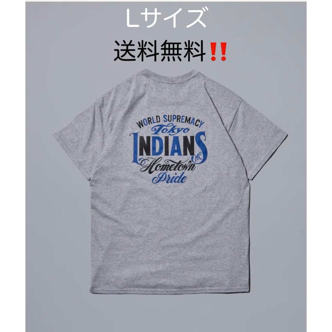 東京インディアンズ　tokyo indians  黒L 半袖Tシャツ