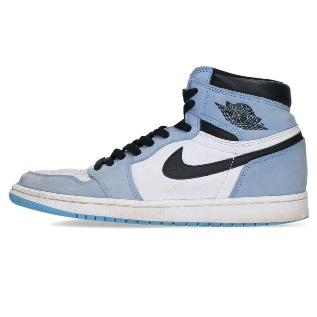 ナイキ  AIR JORDAN 1 RETRO HIGH OG UNIVERCITY BLUE 555088-134 エアジョーダンワンハイユニバーシティーブルースニーカー  メンズ 28cm