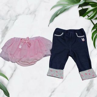 ミキハウス(mikihouse)のミキハウス　ベビーブルマ&ストレッチデニムパンツ(パンツ)