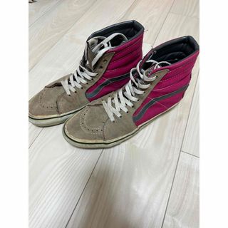 ヴァンズ(VANS)の９０s バンズ　SK8-HI    ピンクmade  in  ＵＳＡ(スニーカー)