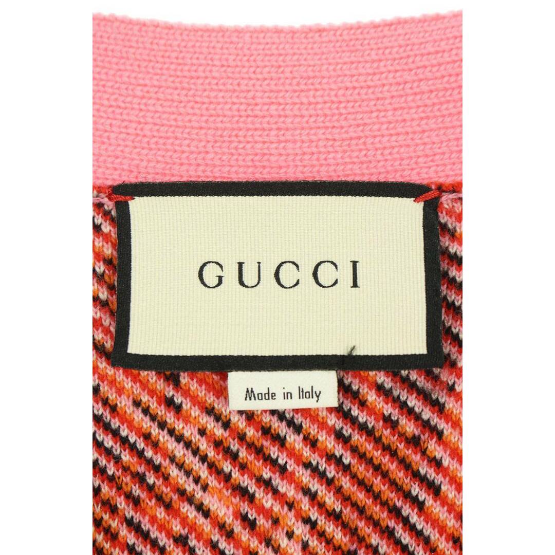 Gucci(グッチ)のグッチ  478754 X9A19 タイガー刺繍シェリーラインリブウールカーディガン メンズ S メンズのトップス(カーディガン)の商品写真