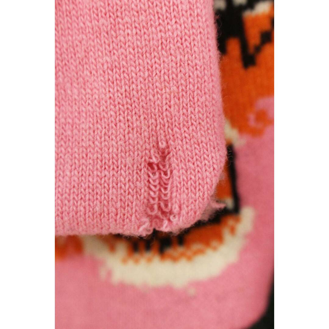 Gucci - グッチ 478754 X9A19 タイガー刺繍シェリーラインリブウール