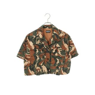 ディーゼル(DIESEL)のディーゼル  C-ADARA-CMF LOOSE FIT SHIRTS カモフラージュ柄ミリタリールーズフィット半袖シャツ  レディース XS(シャツ/ブラウス(半袖/袖なし))