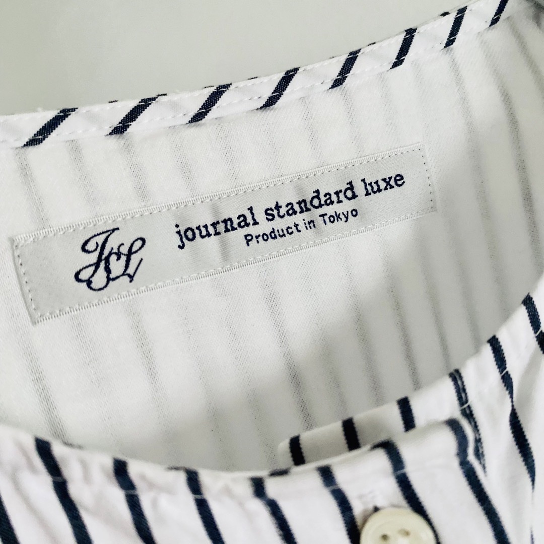 JOURNAL STANDARD(ジャーナルスタンダード)のJOURNAL STANDARD LUXE ストライプダンプシャツ 22SS レディースのトップス(シャツ/ブラウス(長袖/七分))の商品写真