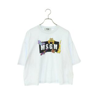 エムエスジイエム(MSGM)のエムエスジイエム  3241MDM175 タイガーボックスTシャツ  レディース XS(Tシャツ(半袖/袖なし))