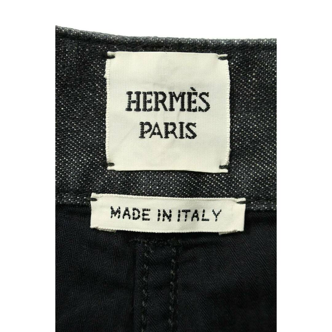 (533)HERMES PARIS エルメス パンツ デニム？ バギーパンツ？