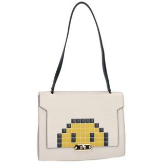 アニヤハインドマーチ(ANYA HINDMARCH)のアニヤハインドマーチ スペースインベーダースマイルピクセルショルダーバッグ  レディース(ショルダーバッグ)