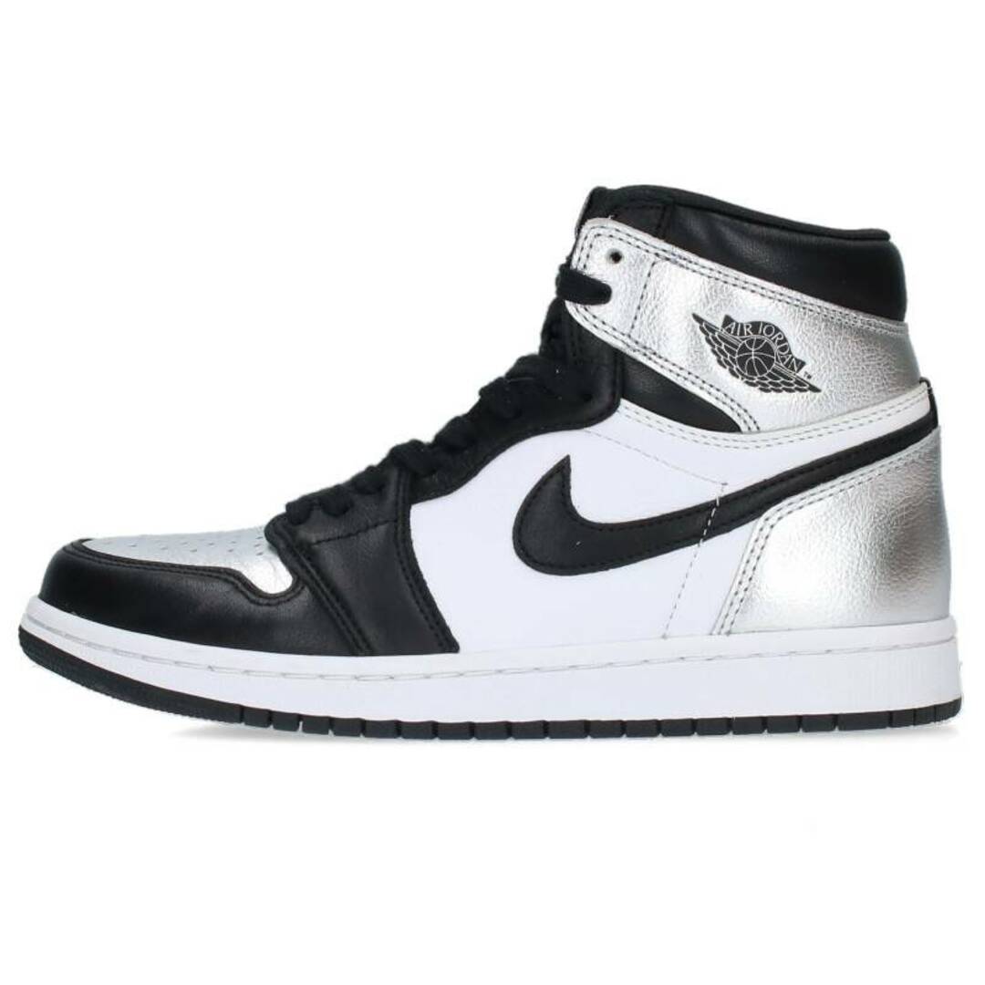 ナイキ  WMNS AIR JORDAN 1 HIGH OG CD0461-001 ウィメンズエアジョーダンレトロハイシルバートゥスニーカー レディース 24cmレディース