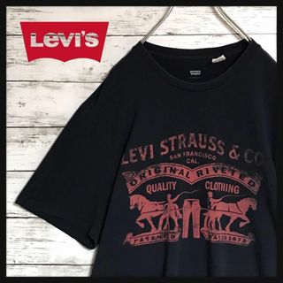 リーバイス(Levi's)の【人気Ｌサイズ】リーバイス　LEVI STRAUSS Tシャツ　黒　A532(Tシャツ/カットソー(半袖/袖なし))