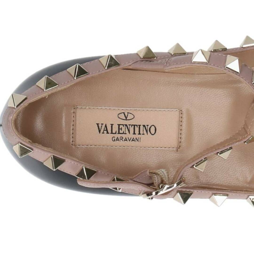 valentino garavani(ヴァレンティノガラヴァーニ)のヴァレンティノガラヴァーニ スタッズ装飾ストラップパンプス  レディース 34.5 レディースの靴/シューズ(ハイヒール/パンプス)の商品写真