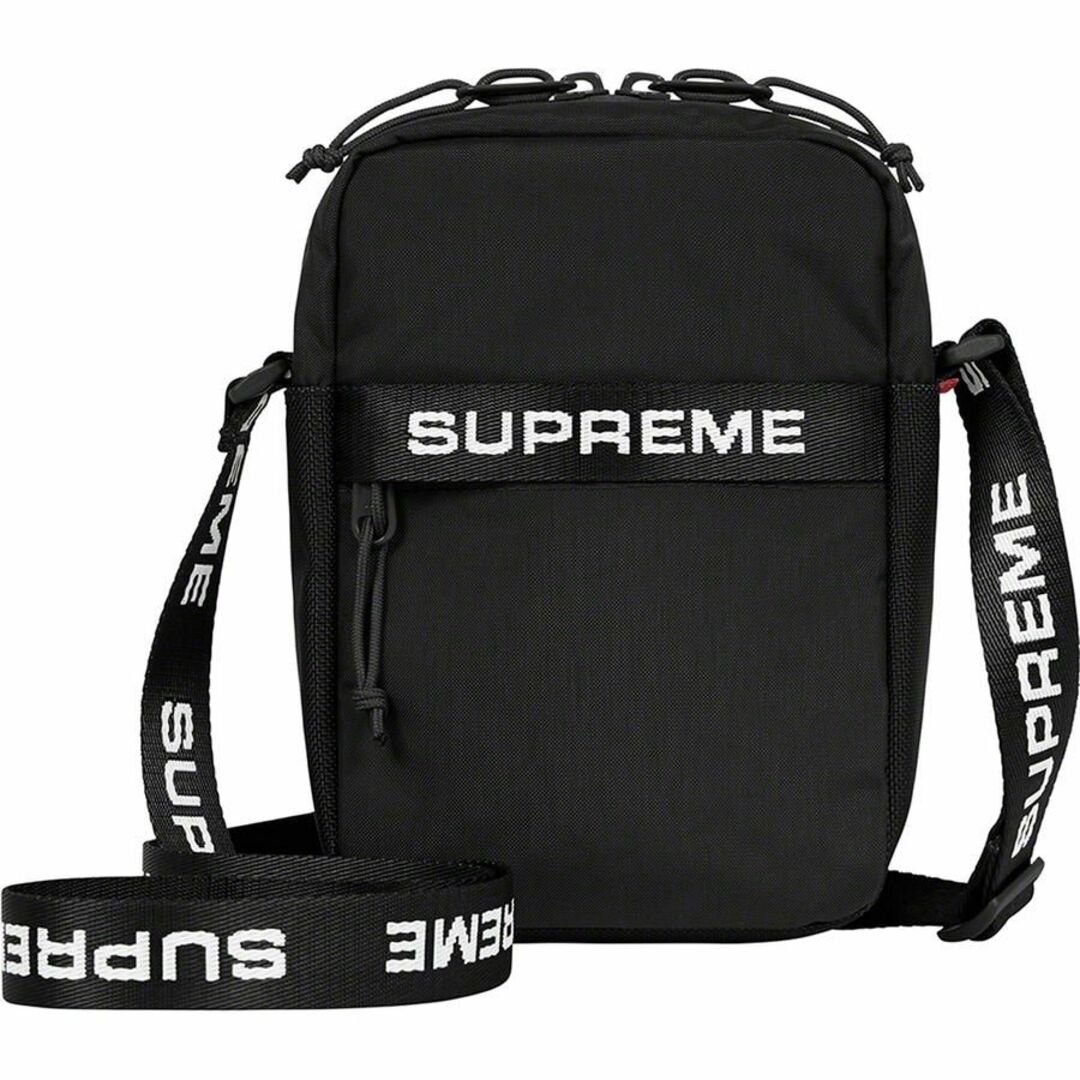 Supreme Shoulder Bag Black 22FW