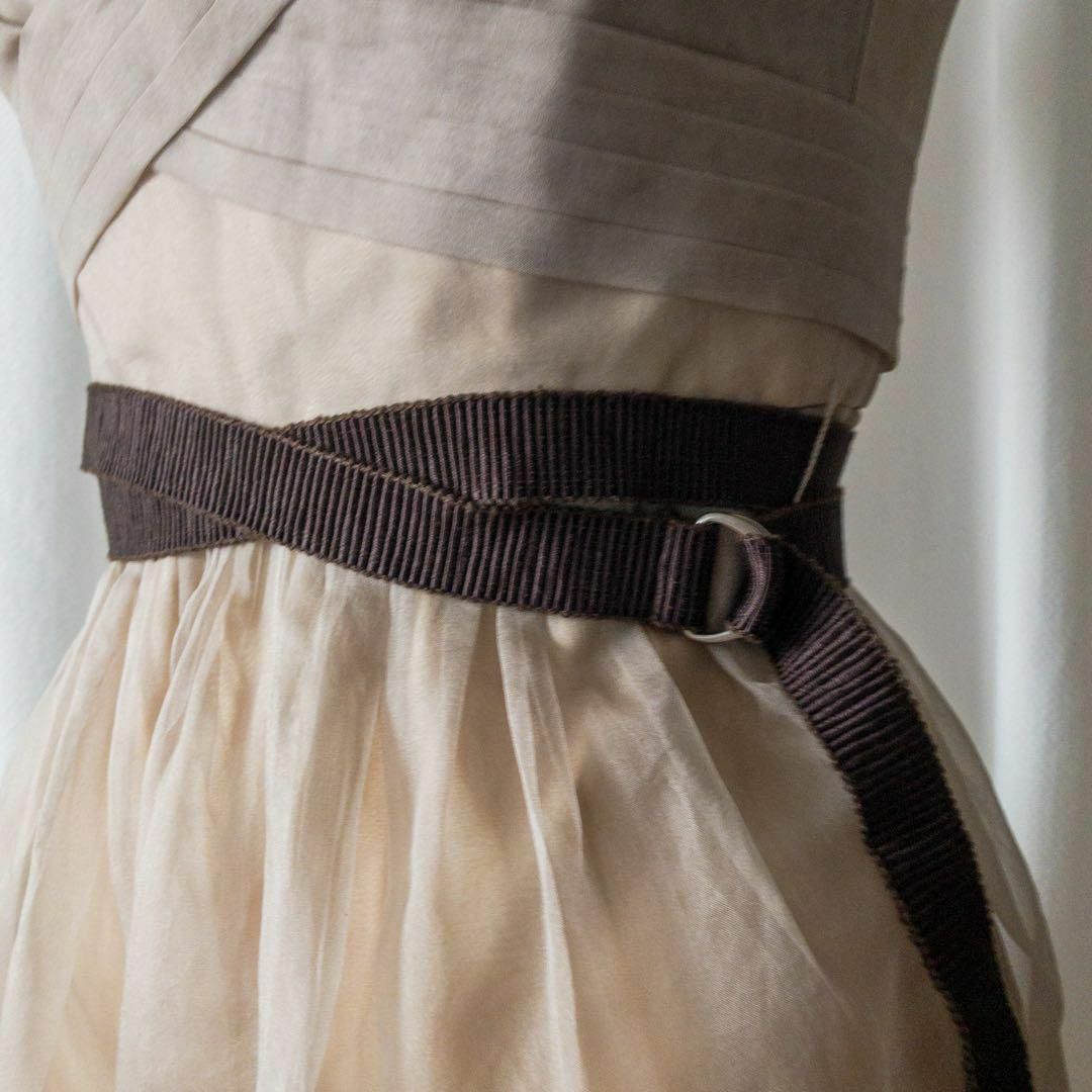 ☆新品☆BCBGMAXAZRIA シルク シフォンドレス ベアトップ - ドレス ☆新品☆BCBGMAXAZRIA シルク シフォンドレス ベアトップ - ドレス