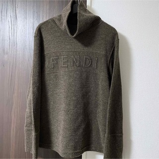 フェンディ(FENDI)のFENDI jeans  ロゴニット　プルオーバー(ニット/セーター)