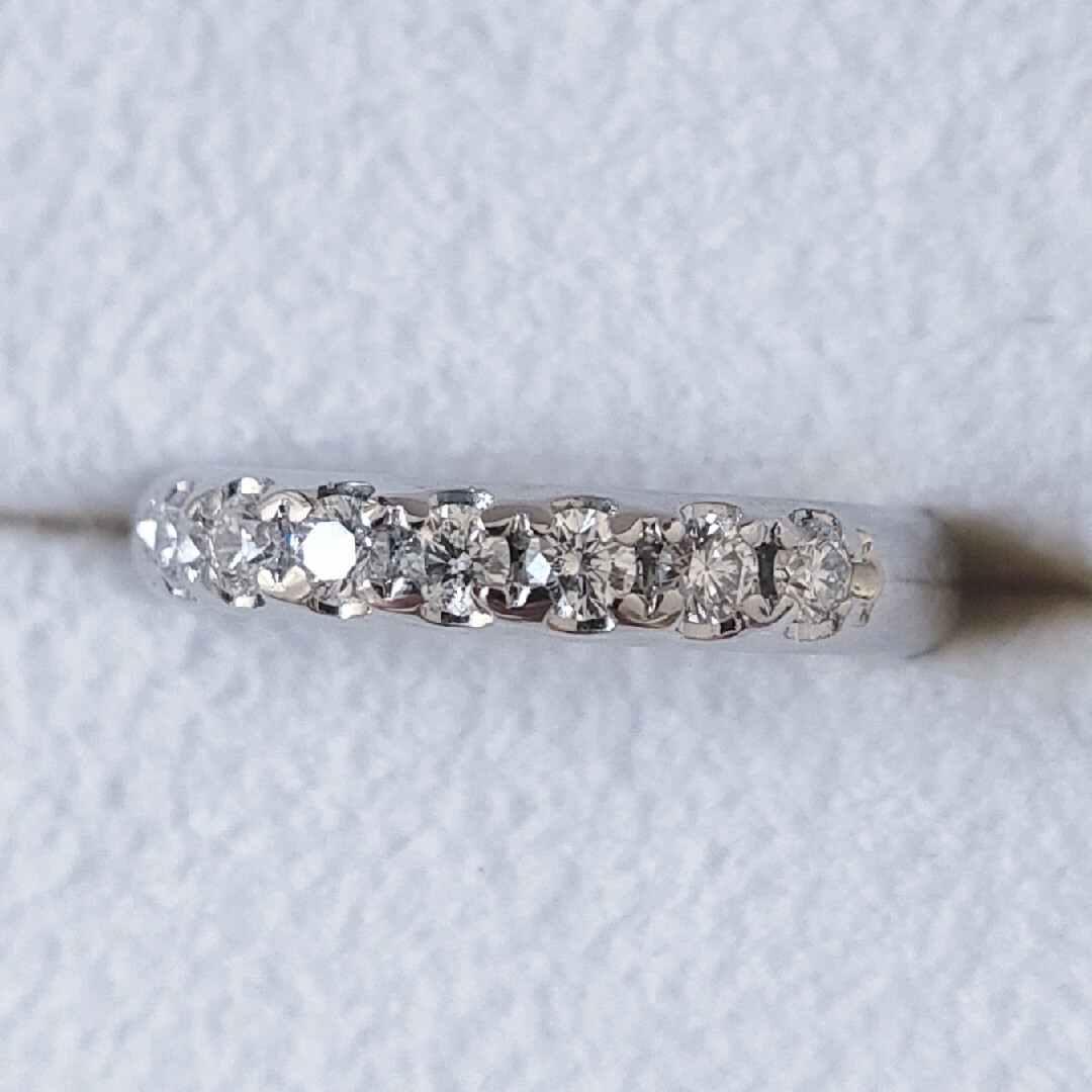 ミキモト ダイヤモンド エタニティ リング Pt950 0.25ct 4.6g