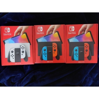 ニンテンドースイッチ(Nintendo Switch)のNintendo Switch 有機ELモデル×3個セット(家庭用ゲーム機本体)