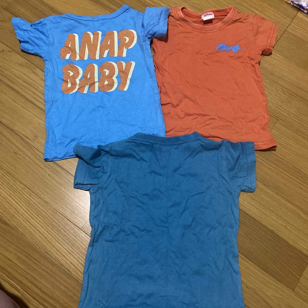 ANAP(アナップ)のANAP 100 3点セット キッズ/ベビー/マタニティのキッズ服男の子用(90cm~)(Tシャツ/カットソー)の商品写真