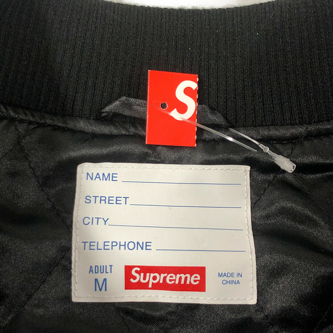 SUPREME シュプリーム 23SS Tourist Varsity Jacket ツーリスト バーシティジャケット スタジャン ブラック サイズM 正規品 / 31201