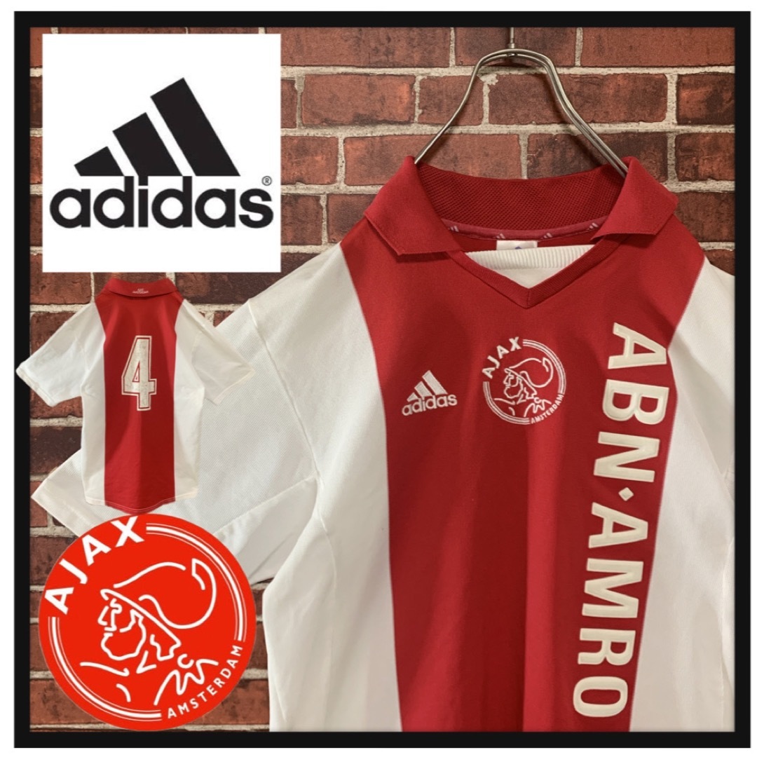 アディダス　アムステルダム　アヤックス　AJAX サッカー　ユニホーム　XL