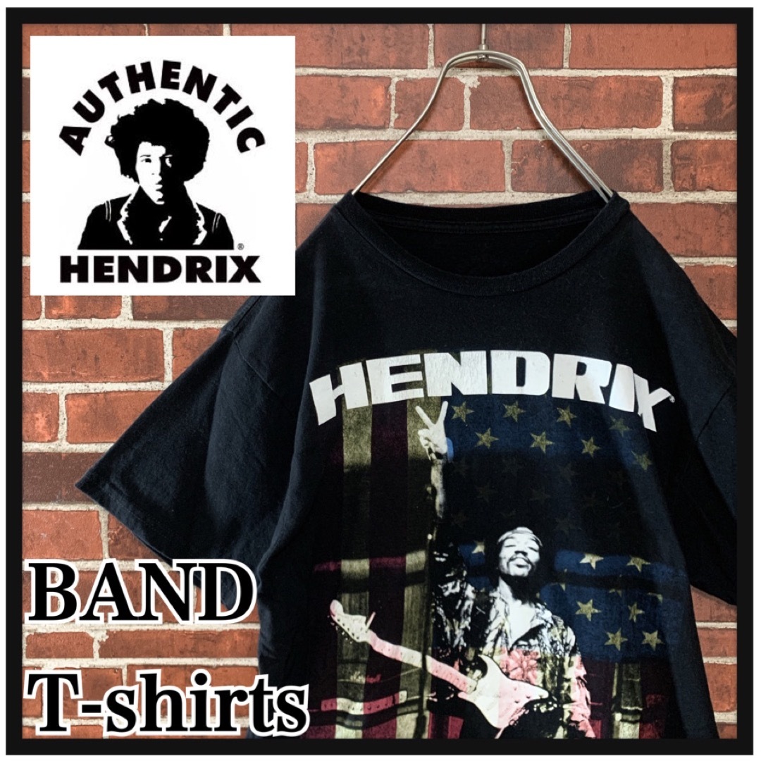 MUSIC TEE(ミュージックティー)の【激レア】JIMI HENDRIX ジミヘンドリックス　プリント　バンドTシャツ メンズのトップス(Tシャツ/カットソー(半袖/袖なし))の商品写真