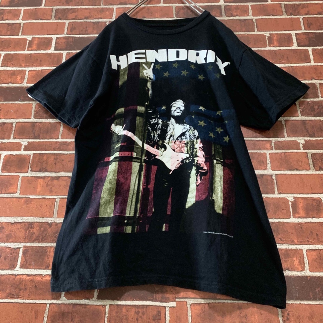 MUSIC TEE(ミュージックティー)の【激レア】JIMI HENDRIX ジミヘンドリックス　プリント　バンドTシャツ メンズのトップス(Tシャツ/カットソー(半袖/袖なし))の商品写真