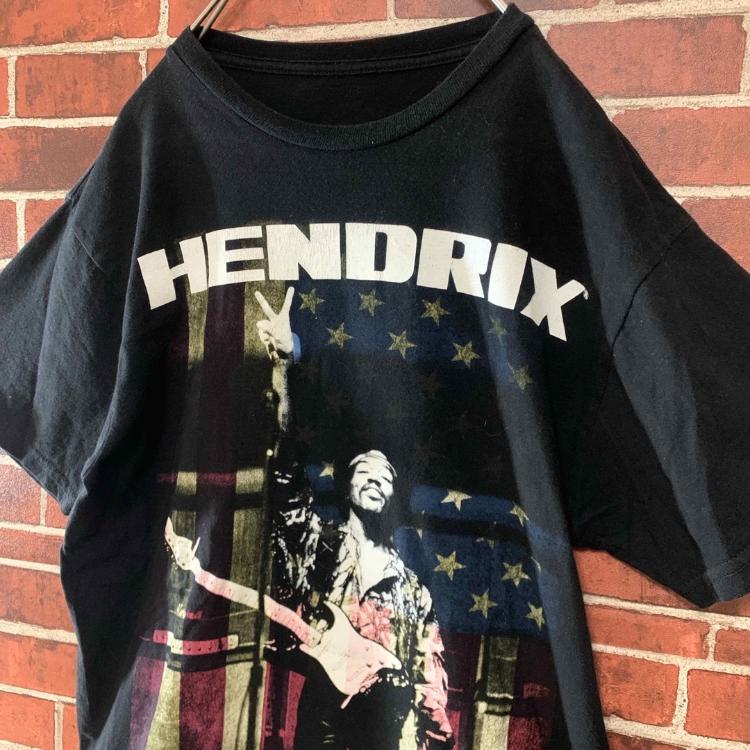 MUSIC TEE(ミュージックティー)の【激レア】JIMI HENDRIX ジミヘンドリックス　プリント　バンドTシャツ メンズのトップス(Tシャツ/カットソー(半袖/袖なし))の商品写真