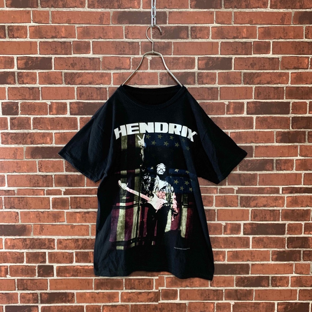 MUSIC TEE(ミュージックティー)の【激レア】JIMI HENDRIX ジミヘンドリックス　プリント　バンドTシャツ メンズのトップス(Tシャツ/カットソー(半袖/袖なし))の商品写真