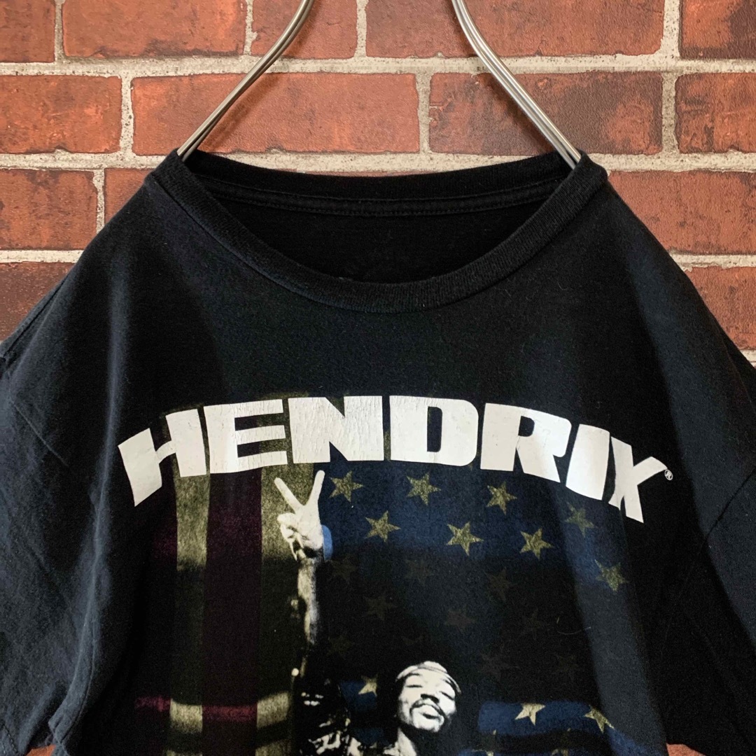 MUSIC TEE(ミュージックティー)の【激レア】JIMI HENDRIX ジミヘンドリックス　プリント　バンドTシャツ メンズのトップス(Tシャツ/カットソー(半袖/袖なし))の商品写真