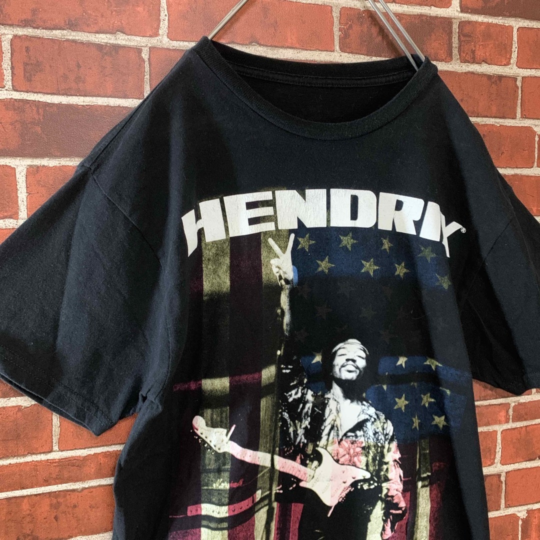 MUSIC TEE(ミュージックティー)の【激レア】JIMI HENDRIX ジミヘンドリックス　プリント　バンドTシャツ メンズのトップス(Tシャツ/カットソー(半袖/袖なし))の商品写真