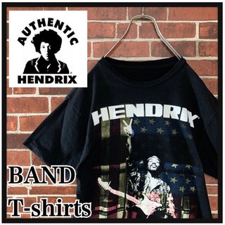 ミュージックティー(MUSIC TEE)の【激レア】JIMI HENDRIX ジミヘンドリックス　プリント　バンドTシャツ(Tシャツ/カットソー(半袖/袖なし))