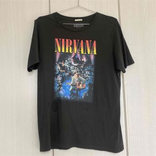 ジーユー(GU)のGU ジーユー ニルヴァーナ カートコバーン Tシャツ　古着(Tシャツ/カットソー(半袖/袖なし))