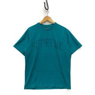 SUPREME シュプリーム Chenille Arc Logo S/S Top アーチロゴ 半袖Ｔシャツ ティール サイズS 正規品 / B3909