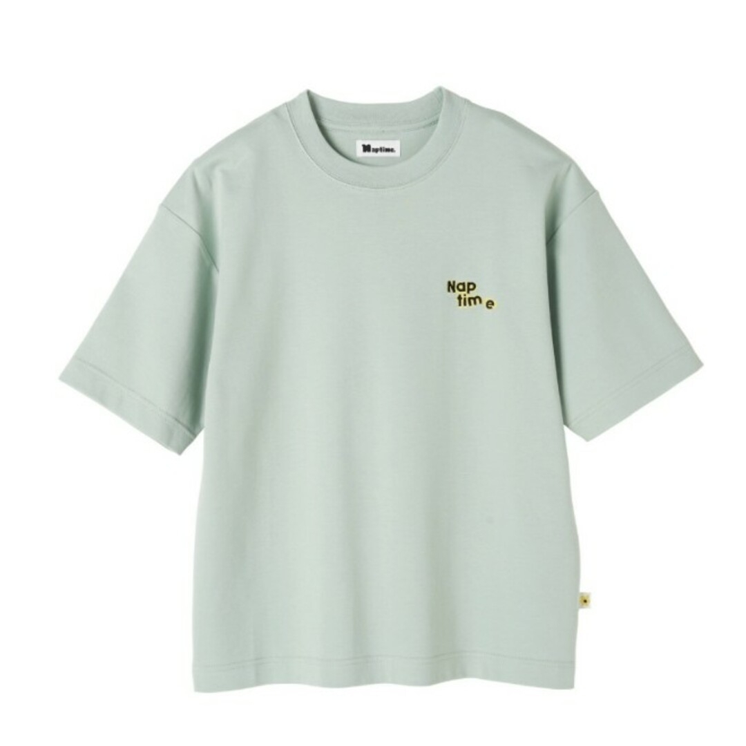 Naptimeフラワープリント Tシャツ ミントグリーン Naptimeフラワープリント Tシャツ ミントグリーン