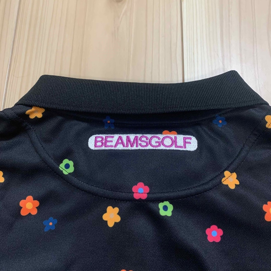 BEAMSGOLF(ビームスゴルフ)のビームスゴルフ オレンジレーベル フラワー柄 ポロシャツ スポーツ/アウトドアのゴルフ(ウエア)の商品写真