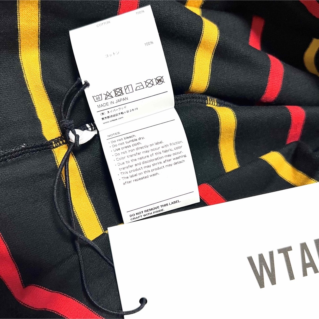 W)taps(ダブルタップス)の03 新品 WTAPS ダブルタップス ボーダー ロンT 長袖 Tシャツ BDY メンズのトップス(Tシャツ/カットソー(七分/長袖))の商品写真